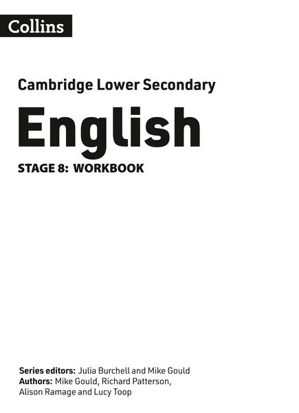 Produktbild: Lower Secondary English Workbook: Stage 8