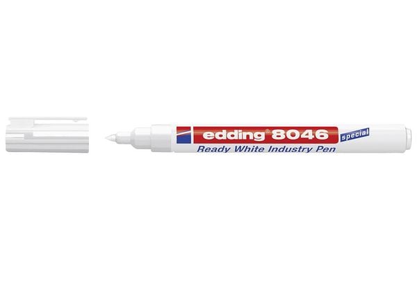 Produktbild: Edding 4-8046049 Industriemarker Wei&szlig; wasserfest: Ja