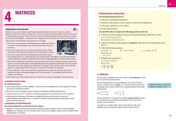 Produktbild: Cambridge International as & a Level Further Mathematics Further Pure Mathematics 1 Student's Book