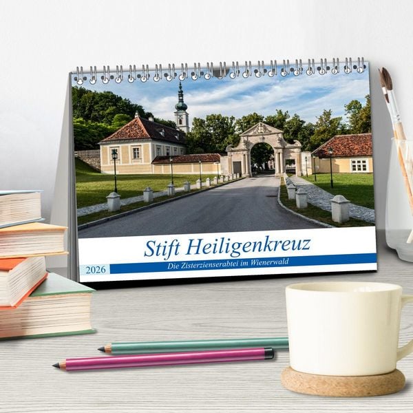 Produktbild: Stift Heiligenkreuz (Tischkalender 2026 DIN A5 quer), CALVENDO Monatskalender
