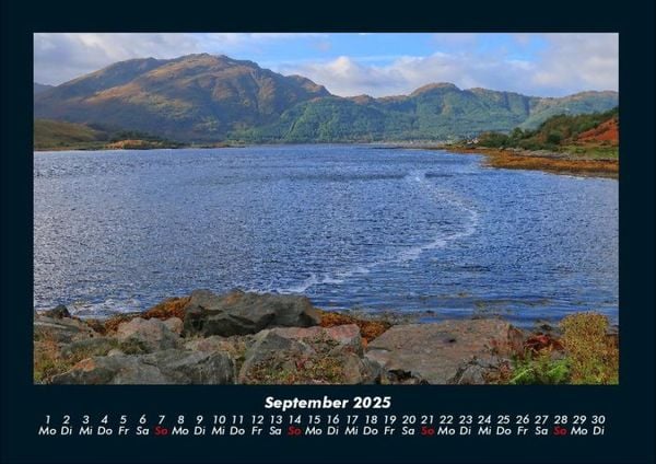 Produktbild: Landschaftskalender 2025 Fotokalender DIN A4