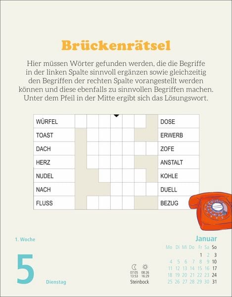 Produktbild: Stefan Heine Rentnerr&auml;tsel Tagesabrei&szlig;kalender 2027