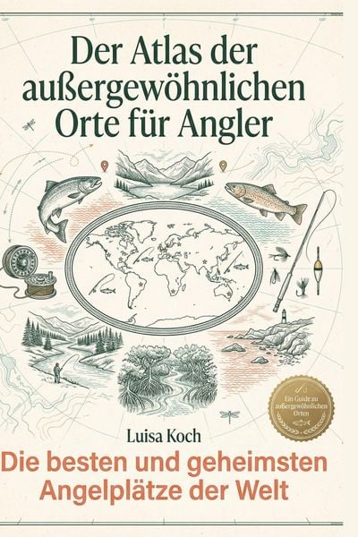 Produktbild: Der Atlas der au&szlig;ergew&ouml;hnlichen Orte f&uuml;r Angler