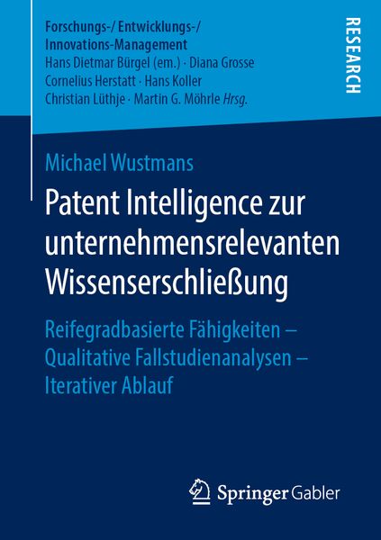 Produktbild: Patent Intelligence zur unternehmensrelevanten Wissenserschlie&szlig;ung
