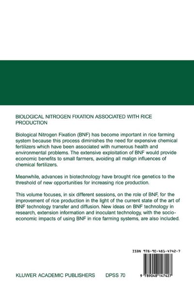Produktbild: Biological Nitrogen Fixation Associated with Rice Production