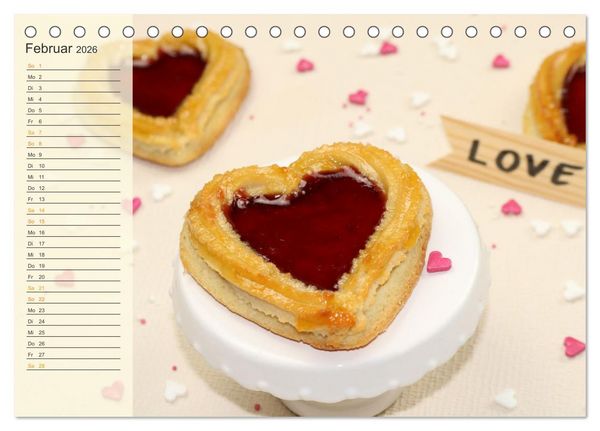Produktbild: Kuchen, Keks und Co: Frau Bennos Leckereien f&uuml;r das ganze Jahr (Tischkalender 2026 DIN A5 quer), CALVENDO Monatskalender