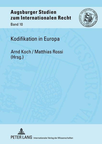 Produktbild: Kodifikation in Europa