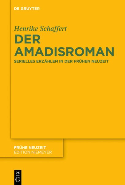 Produktbild: Der Amadisroman