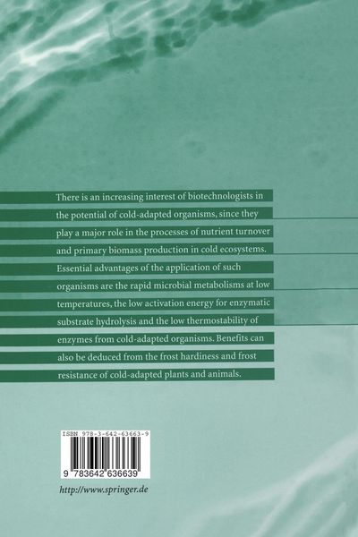 Produktbild: Biotechnological Applications of Cold-Adapted Organisms