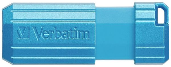 Produktbild: Verbatim USB DRIVE 2.0 PINSTRIPE USB-Stick 64GB Blau 49961 USB-A (USB 2.0)