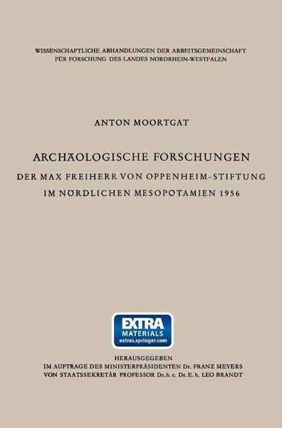Produktbild: Arch&auml;ologische Forschungen der Max Freiherr von Oppenheim-Stiftung im n&ouml;rdlichen Mesopotamien 1956