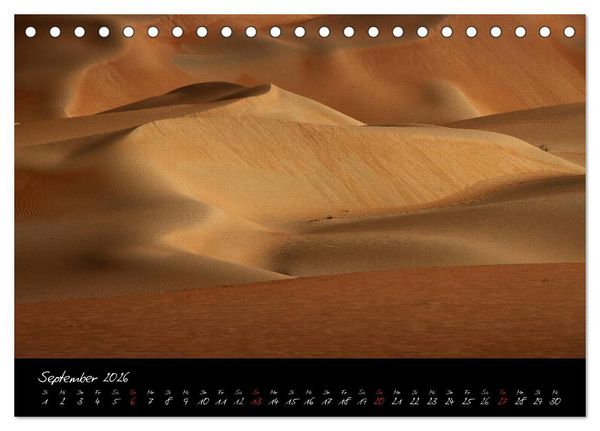 Produktbild: Farben der W&uuml;ste (Tischkalender 2026 DIN A5 quer), CALVENDO Monatskalender