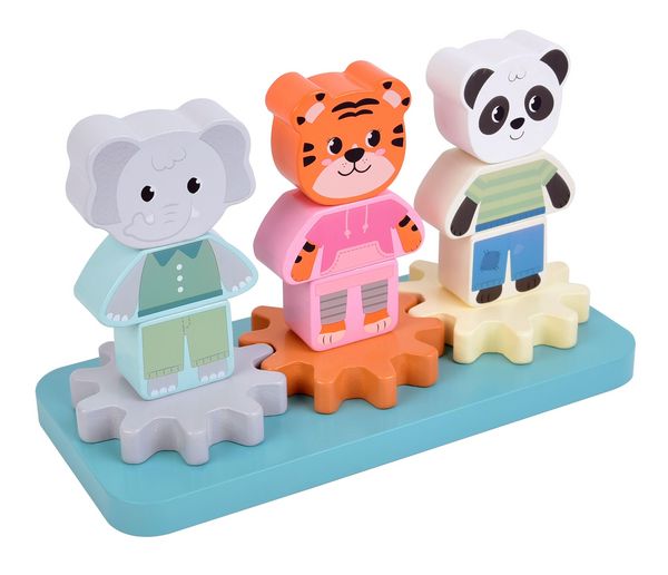Produktbild: Stapelspiel mit Zahnrad "Jungle Friends"