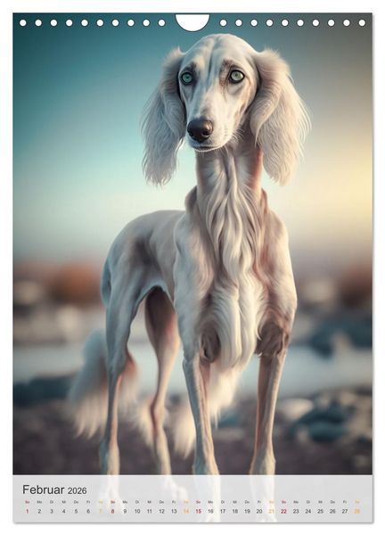 Produktbild: Persischer Windhund (Wandkalender 2026 DIN A4 hoch), CALVENDO Monatskalender