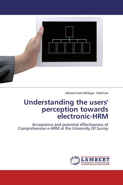 Produktbild: Understanding the users' perception towards electronic-HRM