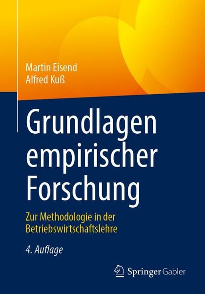Produktbild: Grundlagen empirischer Forschung