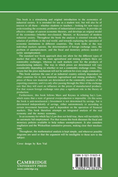Produktbild: The Economics of Industrial Society