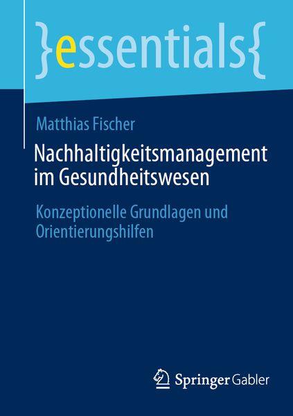 Produktbild: Nachhaltigkeitsmanagement im Gesundheitswesen