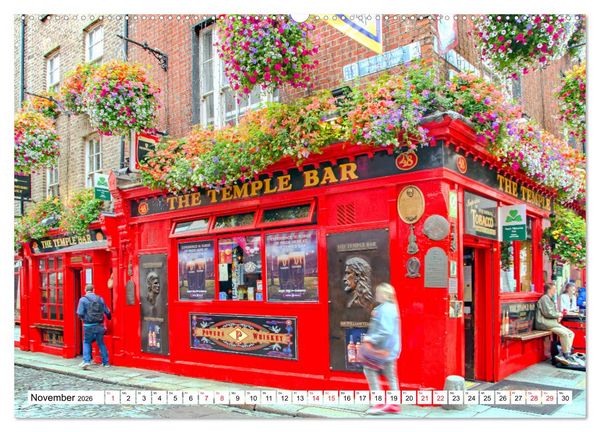 Produktbild: Dublin - Facettenreiche Metropole (Wandkalender 2026 DIN A2 quer), CALVENDO Monatskalender