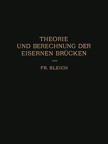 Produktbild: Theorie und Berechnung der Eisernen Br&uuml;cken