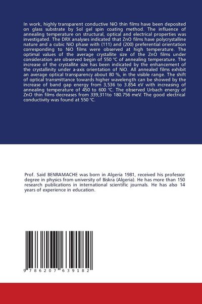 Produktbild: Sol-Gel Synthesis of Nickel Oxide Thin Films