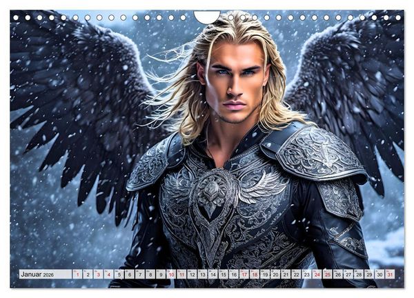 Produktbild: Engel - K&auml;mpfer gegen das B&ouml;se (Wandkalender 2026 DIN A4 quer), CALVENDO Monatskalender