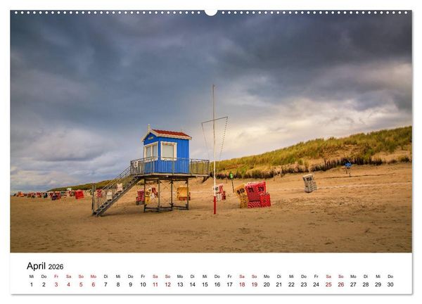 Produktbild: Langeoog &ndash; Ein Herbst auf der Insel des Lebens (Wandkalender 2026 DIN A2 quer), CALVENDO Monatskalender