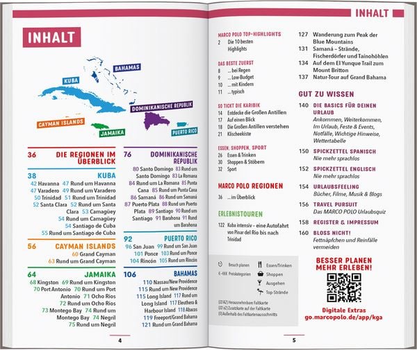 Produktbild: MARCO POLO Reisef&uuml;hrer Karibik, Gro&szlig;e Antillen, Dominikanische Republik, Puerto Rico, Kuba, Jamaika, Bahamas, Cayman Islands
