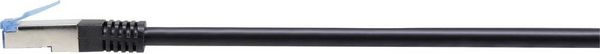 Produktbild: Renkforce RF-4673690 RJ45 Patchkabel CAT 6a S/FTP 5.00m Schwarz UV-Best&auml;ndig 1St.