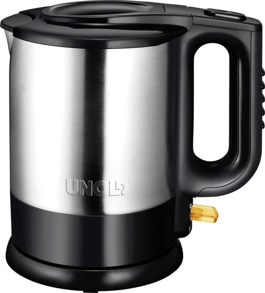 Unold Wasserkocher Edelstahl, Schwarz Fassungsvermögen: 1.5l