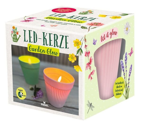 Produktbild: Blatt & Bl&uuml;te LED-Kerze Garden Glow