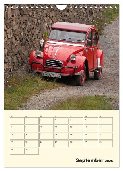 Produktbild: Citro&euml;n 2CV - Lebensart Ente (Wandkalender 2025 DIN A4 hoch), CALVENDO Monatskalender