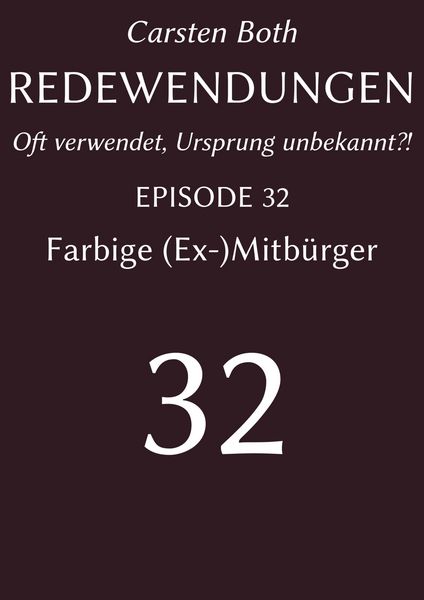 Produktbild: Redewendungen: Farbige (Ex-)Mitb&uuml;rger