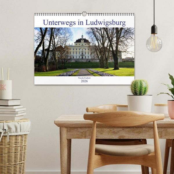 Produktbild: Unterwegs in Ludwigsburg (Wandkalender 2026 DIN A3 quer), CALVENDO Monatskalender
