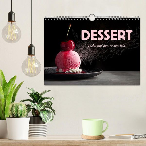 Produktbild: Dessert - Liebe auf den ersten Biss (Wandkalender 2026 DIN A4 quer), CALVENDO Monatskalender