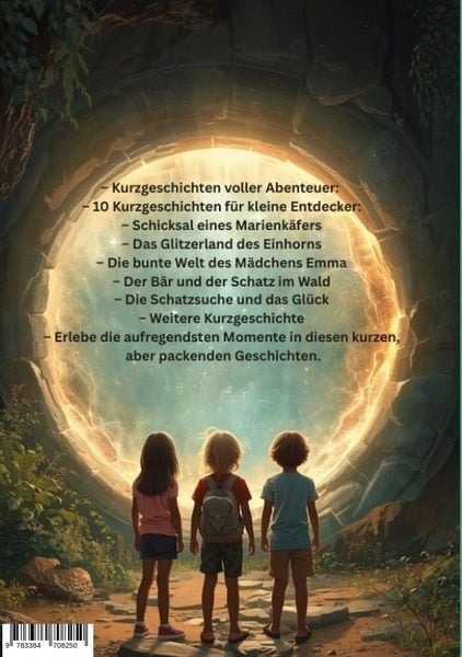 Produktbild: Das magische Portal: Drei Kinder auf Abenteuerreisen in fernen L&auml;ndern: Kinderbuch mit Inspirierenden Geschichten &uuml;ber innere St&auml;rke, Mut, Selbstvertr