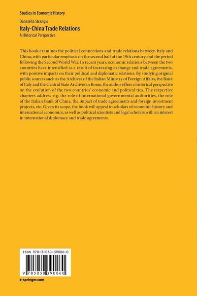 Produktbild: Italy-China Trade Relations