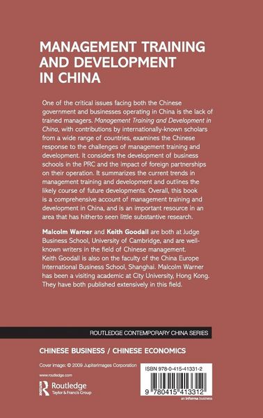 Produktbild: Management Training and Development in China