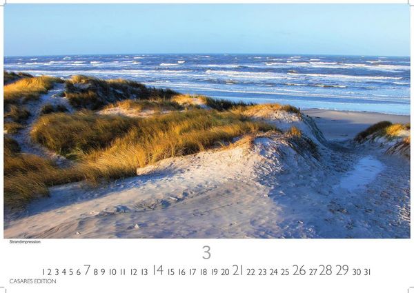 Produktbild: Nordseek&uuml;ste Kalender 2027 &ndash; Wandkalender | Fotokalender Deutschland 35x24cm | in 12 eindrucksvollen Bildern &ndash; Natur, Gezeiten, Strand und weite Horizonte