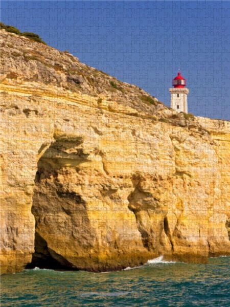 CALVENDO Puzzle Benagil | 1000 Teile Lege-Größe 64x48cm Foto-Puzzle für glückliche Stunden
