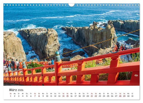 Produktbild: Unterwegs in Japan (Wandkalender 2026 DIN A3 quer), CALVENDO Monatskalender