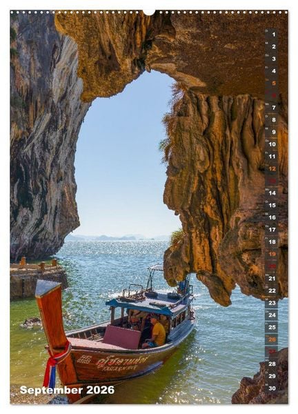Produktbild: Thailand - Perle Asiens (Wandkalender 2026 DIN A2 hoch), CALVENDO Monatskalender