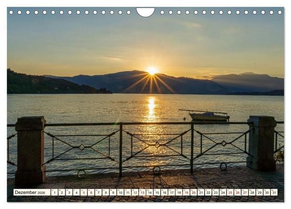 Produktbild: Lago Maggiore - Traumorte am See (Wandkalender 2026 DIN A4 quer), CALVENDO Monatskalender