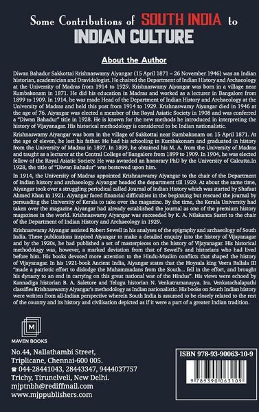 Produktbild: Some Contributions of South India to Indian Culture