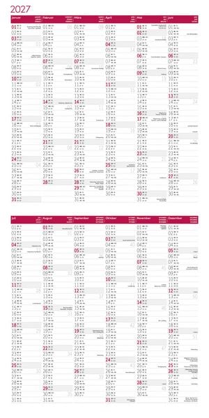 Produktbild: Verr&uuml;ckte H&uuml;hner Kalender 2027 - 30x30 - Art12