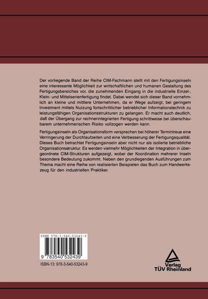 Produktbild: Fertigungsinseln in CIM-Strukturen