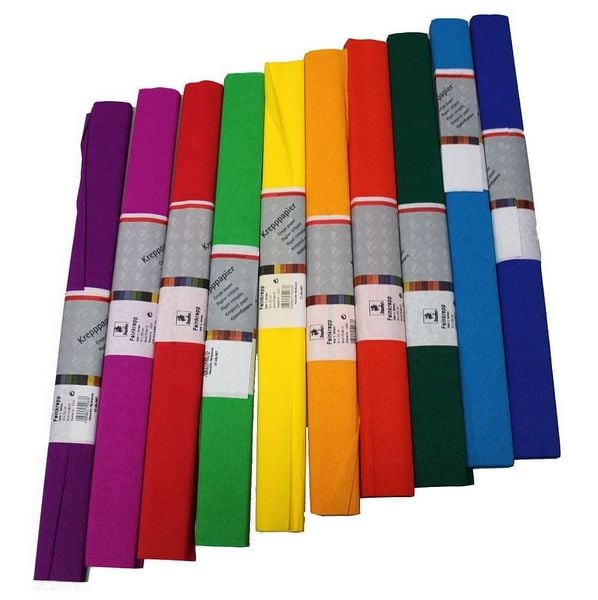 Krepppapier 50x250cm 10 Stück