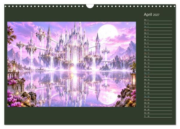 Produktbild: M&auml;rchenh&auml;user von morgen (Wandkalender 2027 DIN A3 quer), CALVENDO Monatskalender