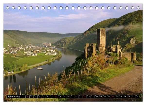 Produktbild: Entlang der Mosel (Tischkalender 2026 DIN A5 quer), CALVENDO Monatskalender