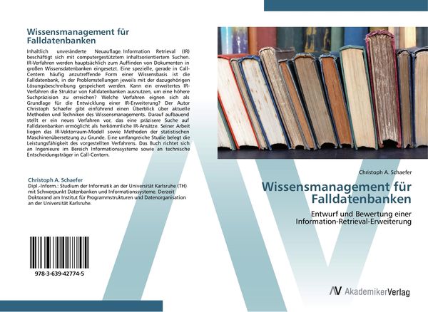 Produktbild: Wissensmanagement f&uuml;r Falldatenbanken
